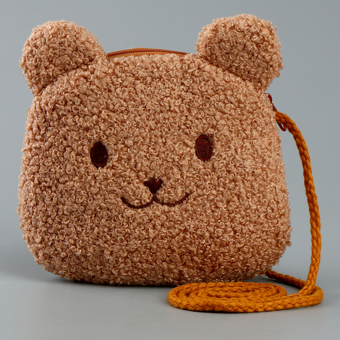 Мягкая сумка &quot;Мишка&quot;. цвет коричневый