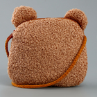 Мягкая сумка "Мишка". цвет коричневый - Фото 5