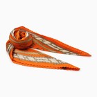 Плиссированный женский платок MINAKU, 70*70, цв.оранжевый - фото 3852308