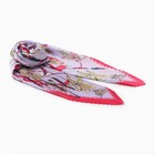 Плиссированный женский платок MINAKU, 70*70, цв.лавандовый - фото 3852311
