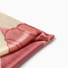 Плиссированный женский платок MINAKU, 70*70, цв.розовый - Фото 2
