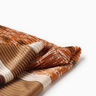 Плиссированный женский платок MINAKU, 70*70, цв.коричневый - Фото 2