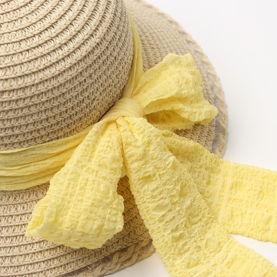 Шляпа для девочки MINAKU «Принцесса», бежевая, размер 52