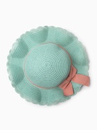 Шляпа для девочки с бантом MINAKU, р-р 52, цв.голубой - фото 809231341