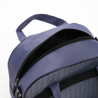 Чемодан на молнии, дорожная сумка, набор 2 в 1, цвет серый - фото 31116873