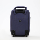 Чемодан на молнии, дорожная сумка, набор 2 в 1, цвет серый - фото 31116867