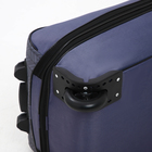 Чемодан на молнии, дорожная сумка, набор 2 в 1, цвет серый - фото 31116868