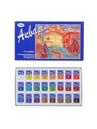 Акварель художественная в кюветах «Гамма. Студия», 24 цвета × 2.5 мл - Фото 1