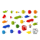 УЦЕНКА Конструктор «Паровозик», 42 детали 10384021