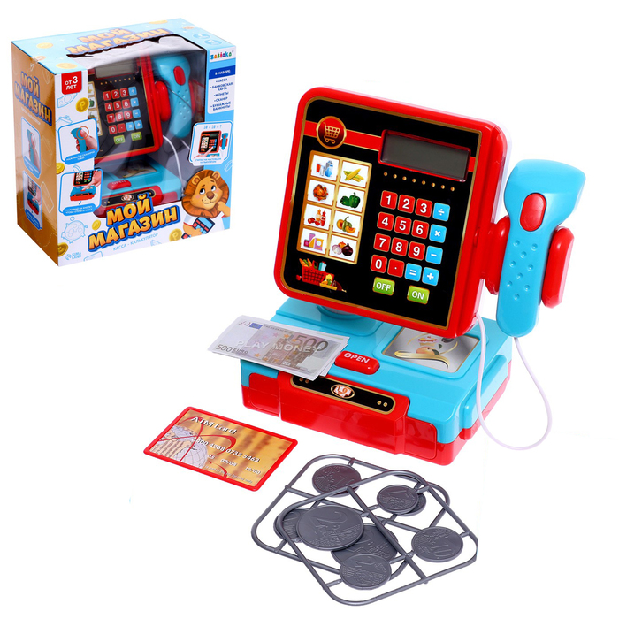 УЦЕНКА Касса-калькулятор «Мой магазин», звук, свет - Фото 1