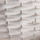 Кашпо плетеное, D12 см, белый, ива - Фото 4