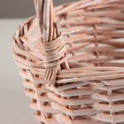 Набор корзин из 3шт, D26x13xH36см, натуральный, ива - фото 23825401