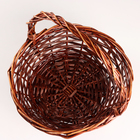 Набор корзин из 3 шт, 37x34x14,5/12xH34 см, коричневый, ива - фото 23825450