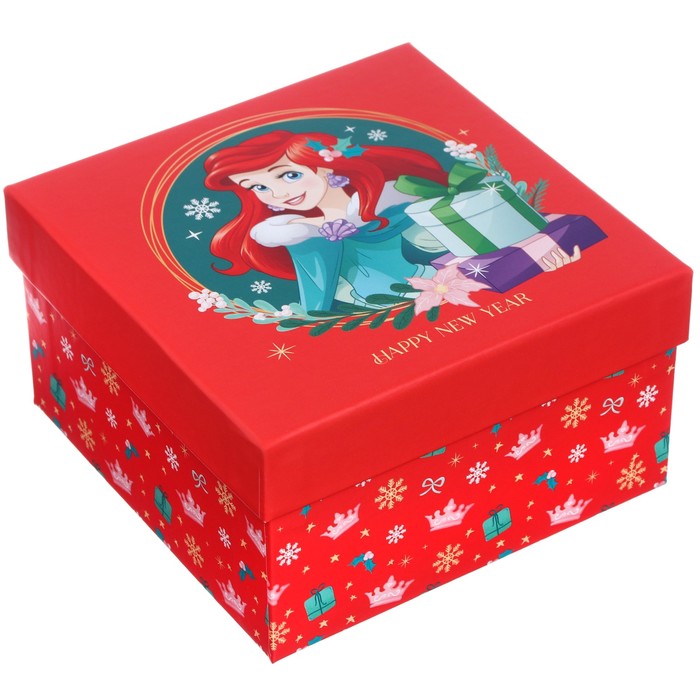 Набор коробок 5 в 1 "С Новым Годом!", Disney зелено-красная
