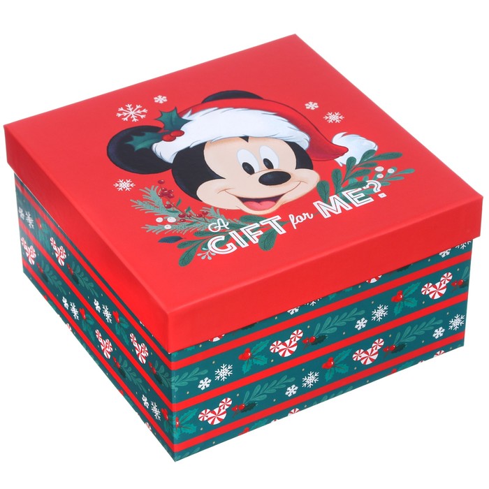 Набор коробок 5 в 1 "С Новым Годом!", Disney зелено-красная