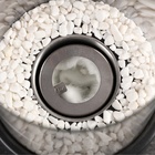 Биокамин настольный с камнями,14×30 см, с пламегасителем, чёрный - Фото 4