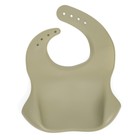 Нагрудник для кормления детский M&B, силиконовый, 23×4×29, зеленый 10101215