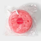 Губка для тела Доляна Cookie, 11,5×5 см, цвет розовый - фото 9312031