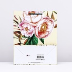 Пакет подарочный "Пионовидные розы", 26 х 32 х 12 см - Фото 2