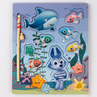Игра-рыбалка Цветняшки «Подводный мир» 10 персонажей, поймай героев удочкой - фото 321178805