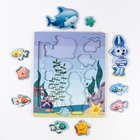Игра-рыбалка Цветняшки «Подводный мир» 10 персонажей, поймай героев удочкой - фото 9521326
