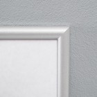 Фоторамка МДФ 30х40 см, №5 "Simple", серебро (пластиковый экран) - фото 24015458