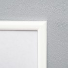 Фоторамка МДФ 30х40 см, №5 "Simple", белая (пластиковый экран) - фото 24510553