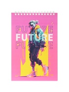 Блокнот А5, 60 листов, на гребне, обложка из мелованного картона, плотность 60 г/м², МИКС - Фото 6