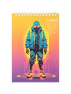 Блокнот А5, 60 листов, на гребне, обложка из мелованного картона, плотность 60 г/м², МИКС - Фото 8