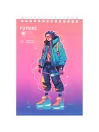 Блокнот А5, 60 листов, на гребне, обложка из мелованного картона, плотность 60 г/м², МИКС - Фото 10