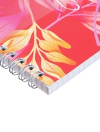 Блокнот А5, 60 листов в клетку, на гребне «Цветы», обложка мелованный картон, блок 60 г/м² - Фото 2