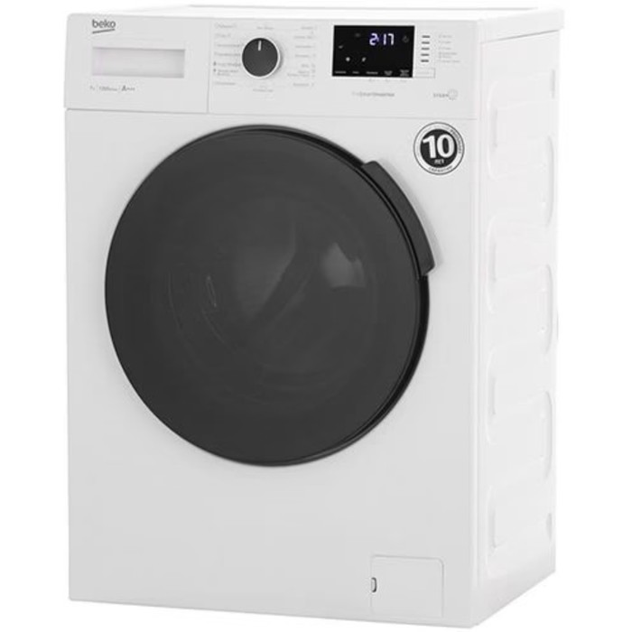 Стиральная машина Beko WSPE7612W, класс А+++, 1200 об/мин, до 7 кг, бело-чёрная - фото 51534995