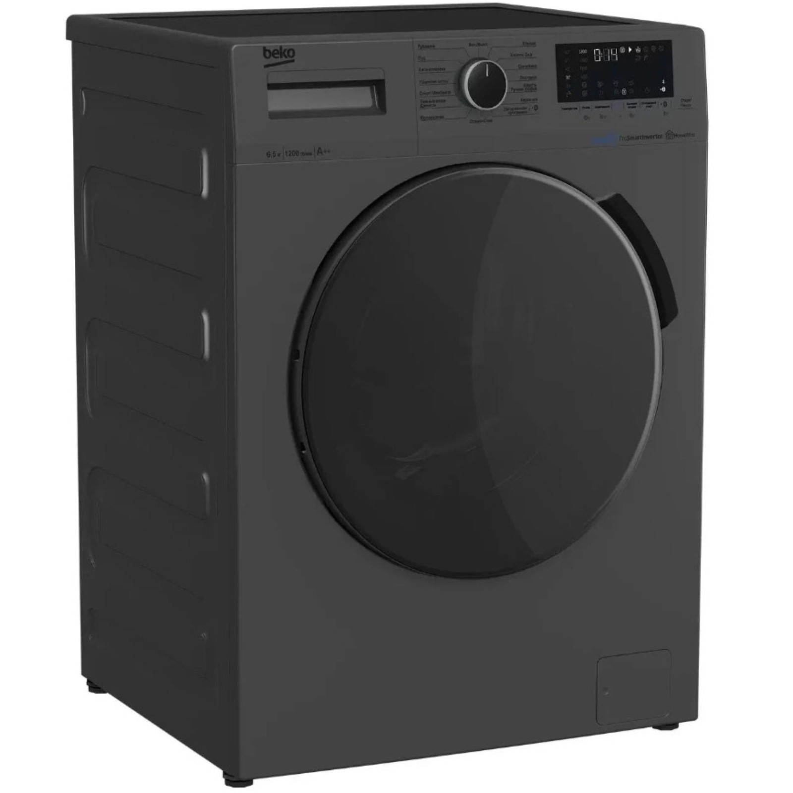 Стиральная машина Beko WSPE6H612A, класс А, 1200 об/мин, до 6.5 кг, с  паром, черная (10364775) - Купить по цене от 25 990.00 руб. | Интернет  магазин SIMA-LAND.RU