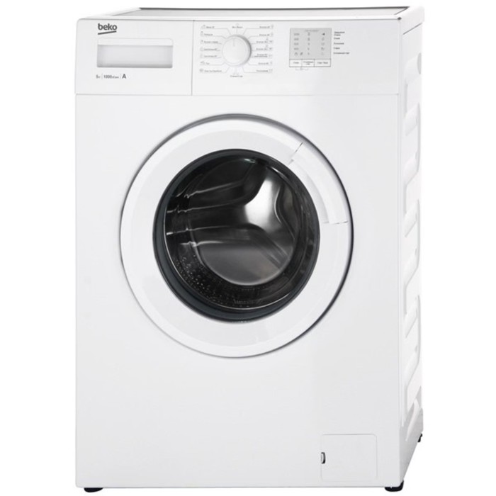 Стиральная машина Beko WRS5511BWW, класс А, 1000 об/мин, до 5 кг, белая - Фото 1