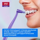 Зубная щетка монопучковая SPLAT SMILEX ORTHO+ со сменными головками, микс - Фото 5