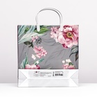 Пакет "Цветочная сказка",  мягкий пластик, 30 х 29 х 9 см, 140 мкм (комплект 5 шт) - фото 23784063