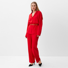Костюм женский (рубашка , брюки) MINAKU:Casual Collection цвет красный, р-р 40 - фото 321236802