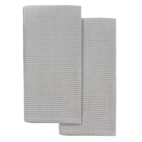 Набор вафельных полотенец Essential, размер 50х70 см, 2 шт, цвет серый