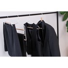 Плечики - вешалка для брюк и юбок LaDо́m Laconique, 36.5×31×1.1 см, многоуровневые, белые - Фото 2