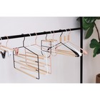 Плечики - вешалка для брюк и юбок LaDо́m Laconique, 36.5×31×1.1 см, многоуровневые, розовые - Фото 4