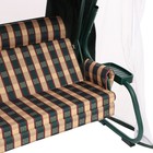 Качели садовые "Мерида Премиум", 237 х 136 х 172 см, макс. нагрузка 350 кг, цвет зеленый - Фото 4