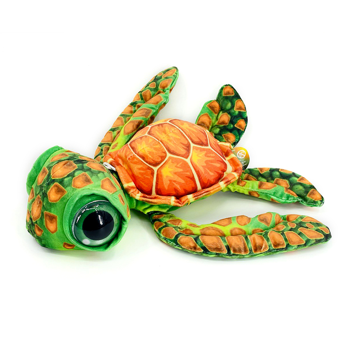 Мягкая игрушка «Черепаха» 25 см, красно-зелёная - Фото 1