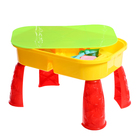 Набор для игры в песке «Весело играем», со столиком, 11 предметов - фото 4502845
