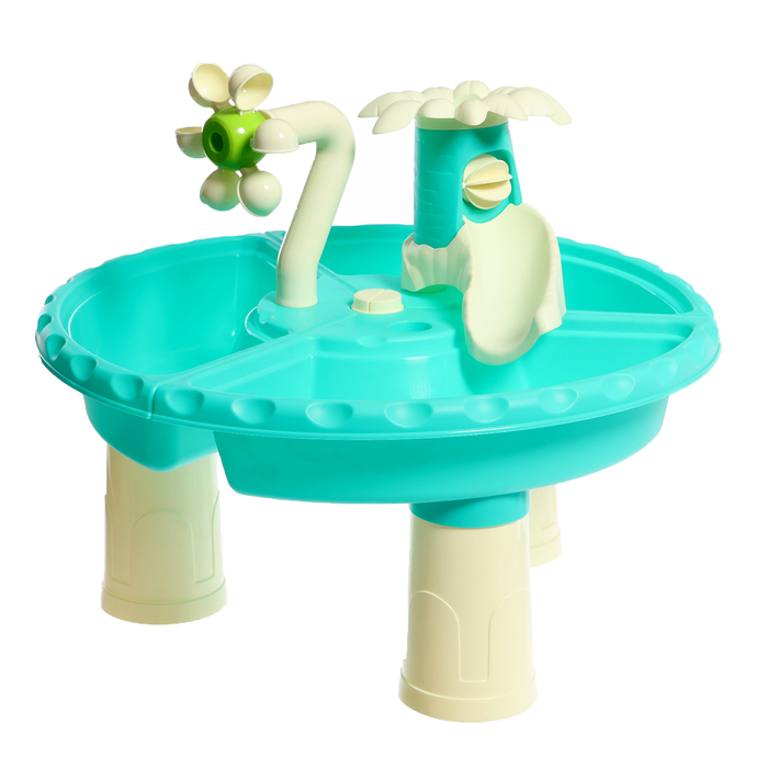 Набор для игры в песке «Растения», со столиком, 6 предметов
