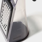 Терка кухонная Magistro Gretta, 3 лезвия в комплекте, противоскользящее основание - Фото 8