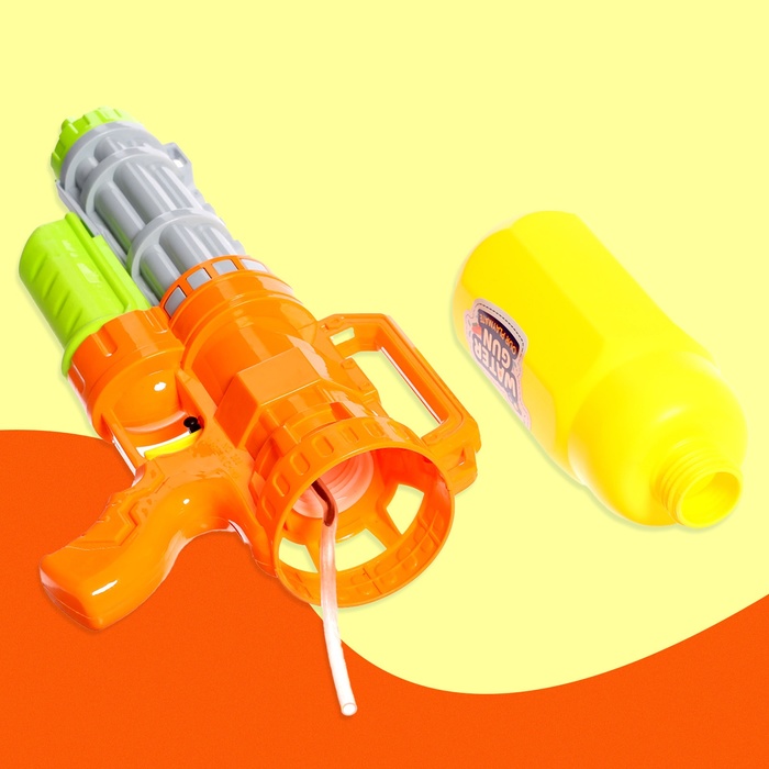 Водный пистолет «Энергетический разрушитель», с накачкой, 40 см., цвет МИКС - фото 1908088770
