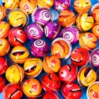 УЦЕНКА Жевательная резинка с кислой начинкой «Дуй пузырь! ШАРИКИ СМАЙЛИКИ» НАБОР, 50 шт.(до 29.05.2026) - Фото 2