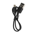 Ошейник с подсветкой, зарядка от USB, размер XL, ОШ 42-56 см, 3 режима, черный - Фото 12