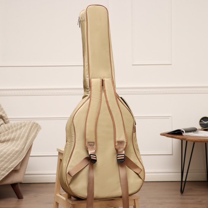 Чехол для гитары Music Life, премиум, бежевый, 105 х 44 х 14 см