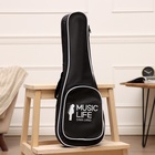 Чехол для укулеле Music Life, премиум, с накладным карманом, 55 х 20 х 5 см - Фото 2
